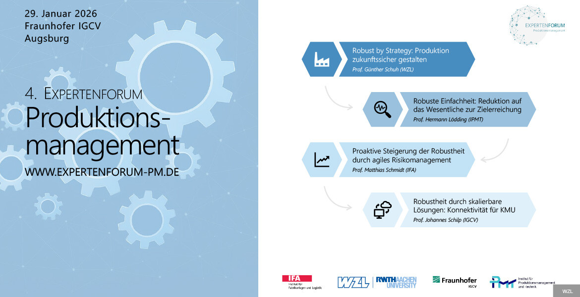 4. Expertenforum Produktionsmanagement